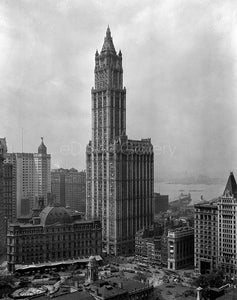 The Woolworth Building, Broadway and Park Place