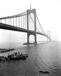 Bronx-Whitestone Bridge Nearing Completion 1939