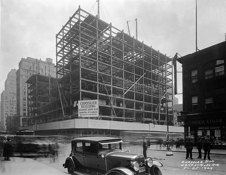 Construction of Chrysler Building 5/25/1929