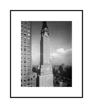 The Chrysler Building on Black Wednesday 10/23/1929