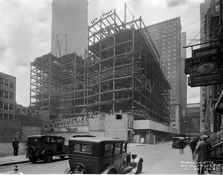 The Chrysler Building Begins to Materialize