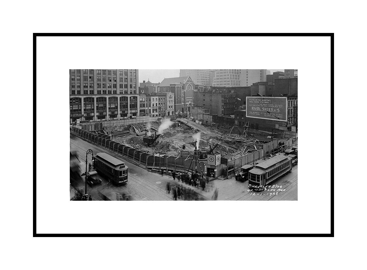 Chrysler Building Excavation 12/1/1928